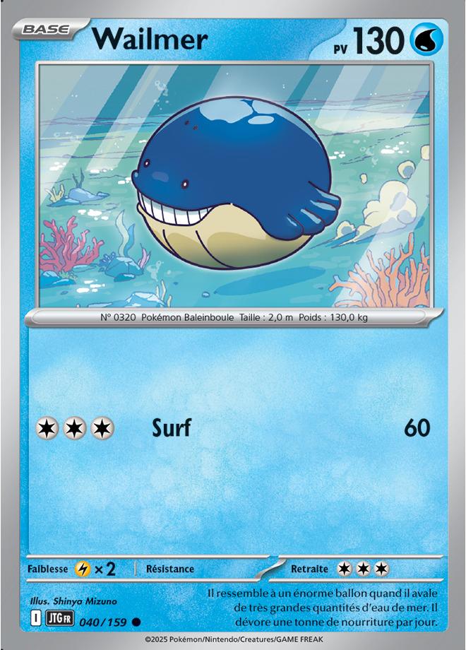 Carte Pokémon: Wailmer