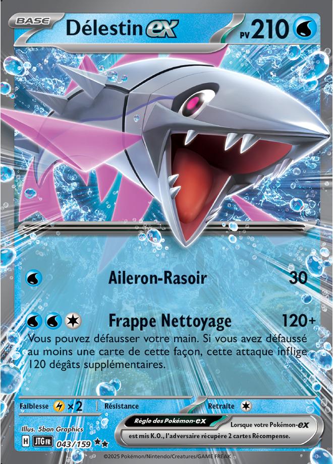 Carte Pokémon: Délestin ex
