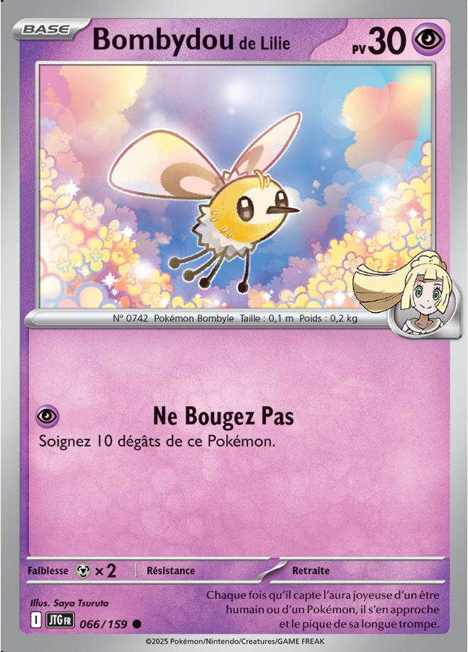 Carte Pokémon: Bombydou de Lilie
