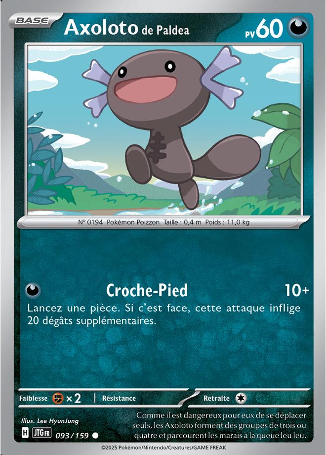 Carte Pokémon: Axoloto de Paldea