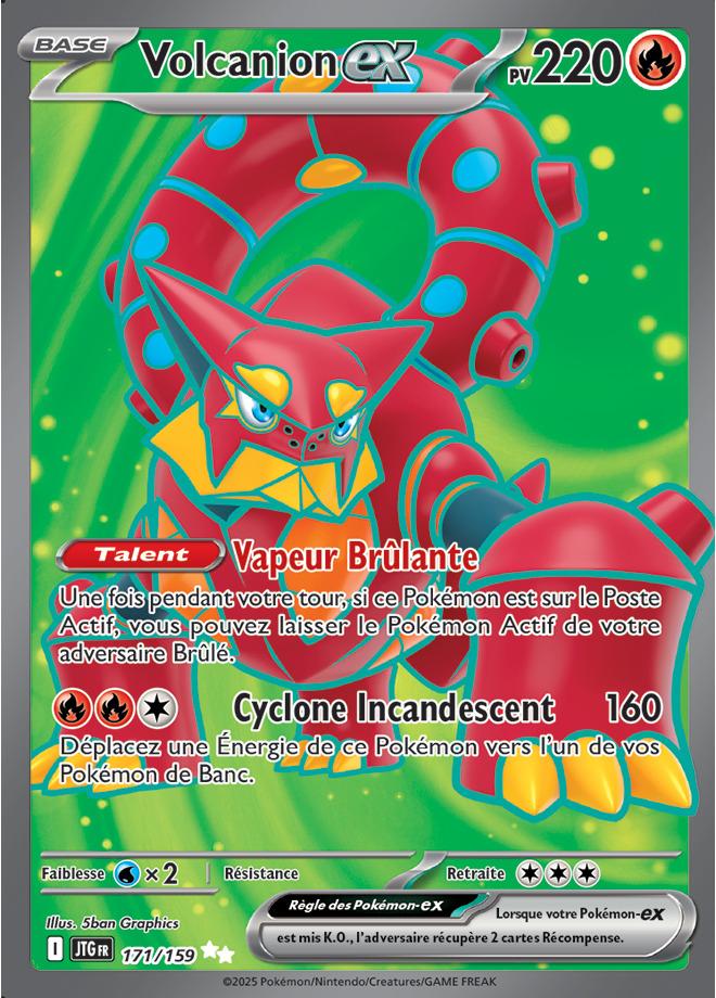 Carte Pokémon: Volcanion ex
