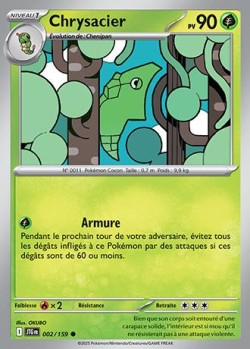 Carte Pokémon: Chrysacier