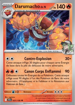 Carte Pokémon: Darumacho de N