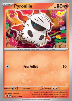 Carte Pokémon: Pyronille