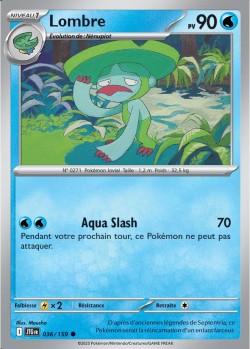 Carte Pokémon: Lombre