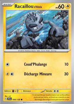 Carte Pokémon: Racaillou d'Alola