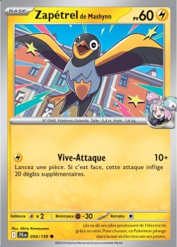 Carte Pokémon: Zapétrel de Mashynn