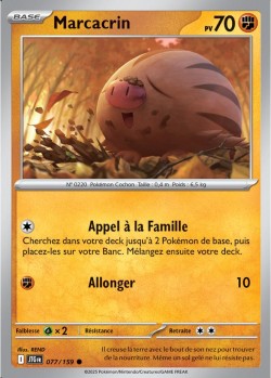 Carte Pokémon: Marcacrin