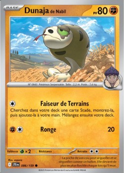 Carte Pokémon: Dunaja de Nabil