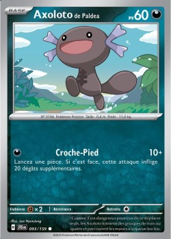 Carte Pokémon: Axoloto de Paldea