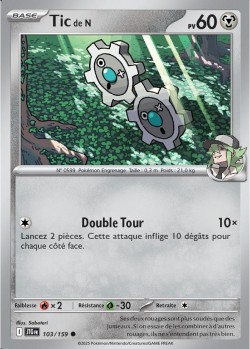 Carte Pokémon: Tic de N