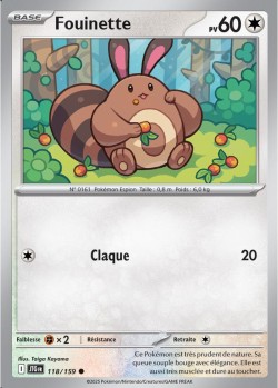 Carte Pokémon: Fouinette