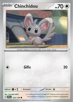 Carte Pokémon: Chinchidou