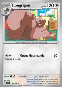 Carte Pokémon: Rongrigou