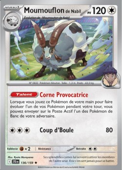 Carte Pokémon: Moumouflon de Nabil