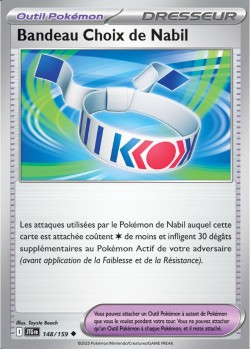 Carte Pokémon: Bandeau Choix de Nabil