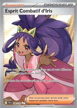 Carte Pokémon: Esprit Combatif d'Iris