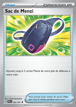 Carte Pokémon: Rucksack de Menzi