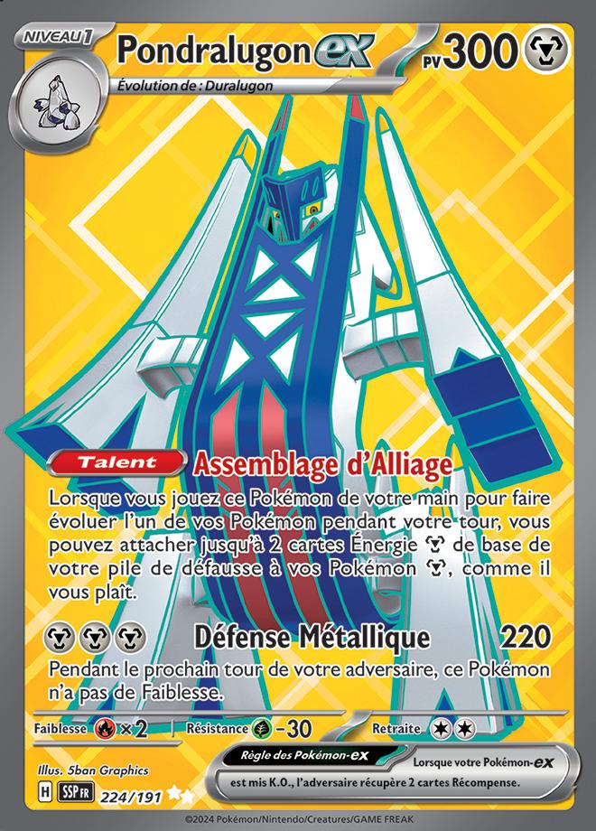 Carte Pokémon: Pondralugon ex