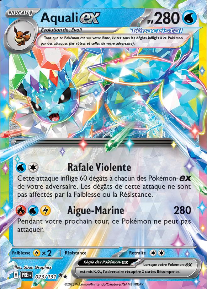 Carte Pokémon: Aquali ex