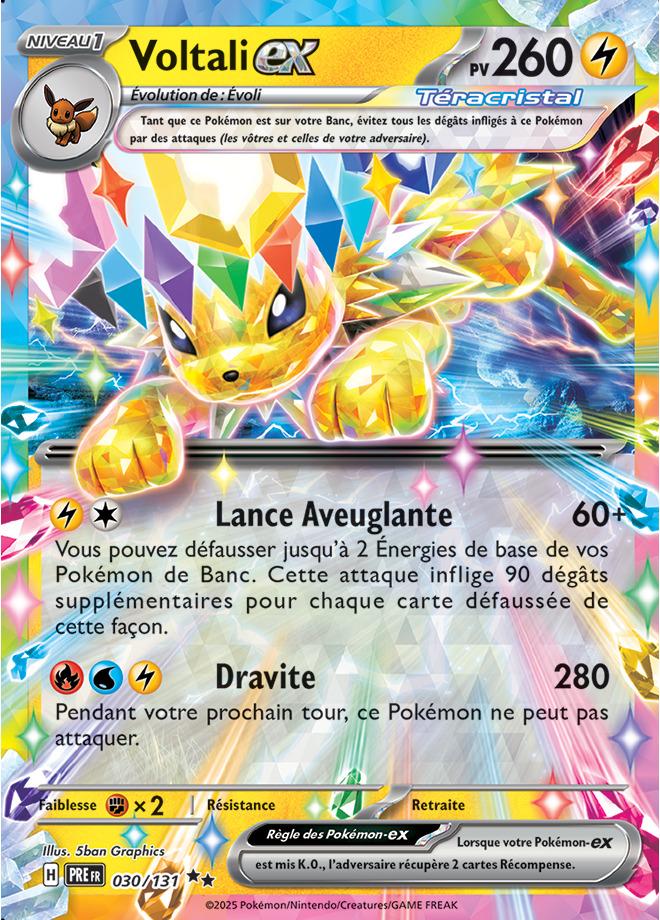 Carte Pokémon: Voltali ex