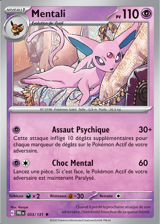 Carte Pokémon: Mentali