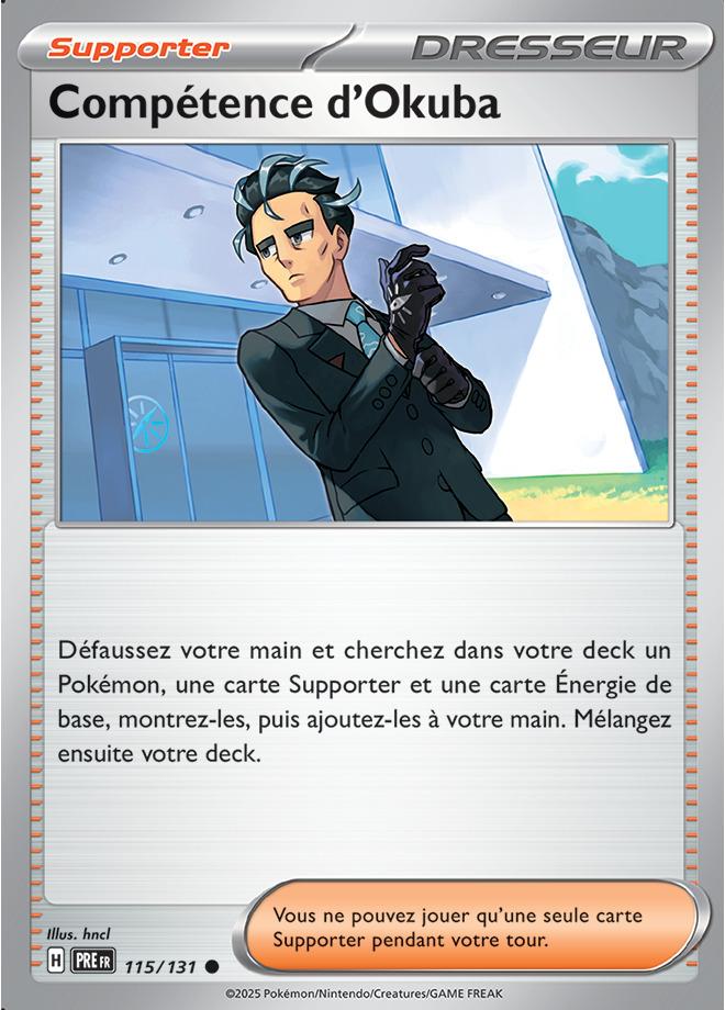 Carte Pokémon: Compétence d'Okuba