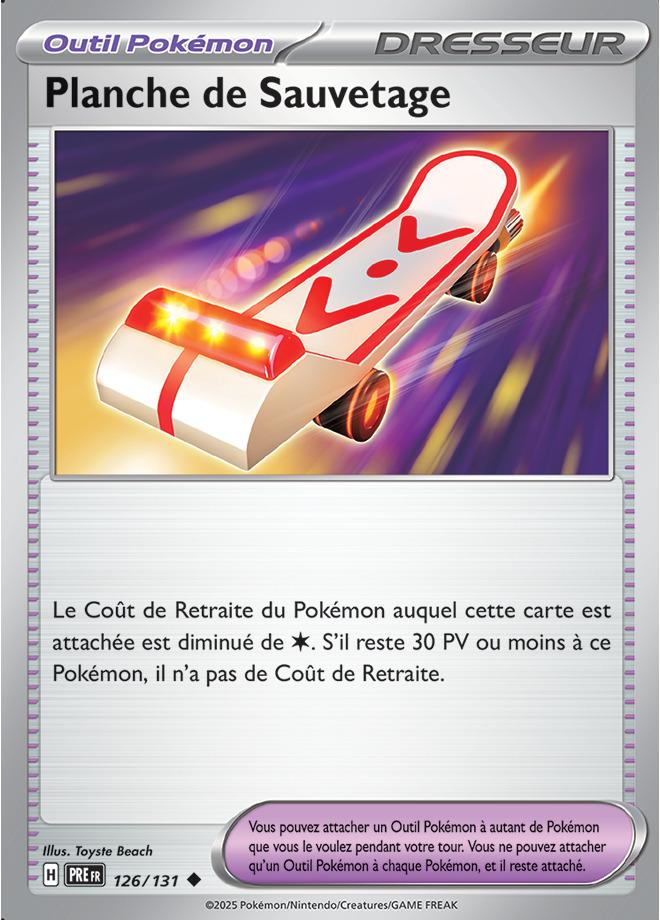 Carte Pokémon: Planche de Sauvetage