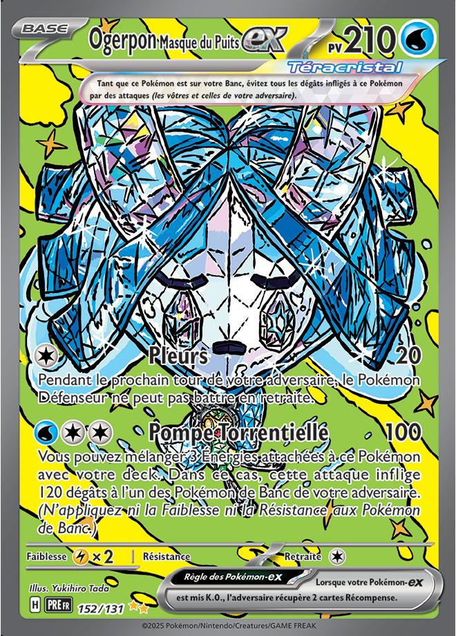 Carte Pokémon: Ogerpon Masque du Puits ex