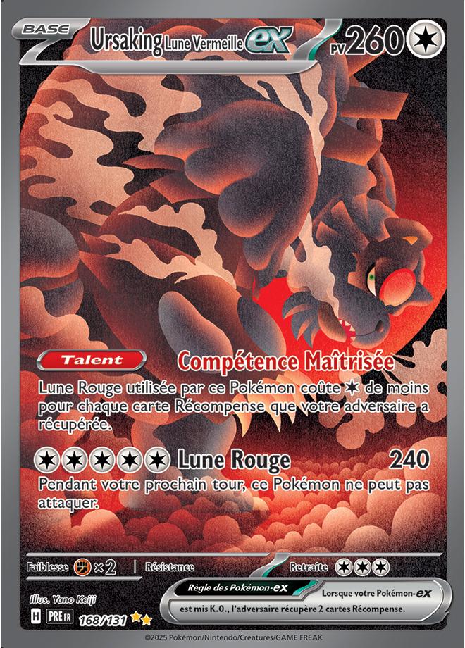 Carte Pokémon: Ursaking Lune Vermeille ex