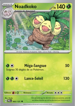 Carte Pokémon: Noadkoko