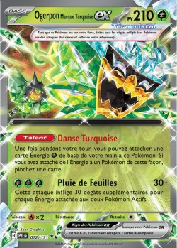 Carte Pokémon: Ogerpon Masque Turquoise ex