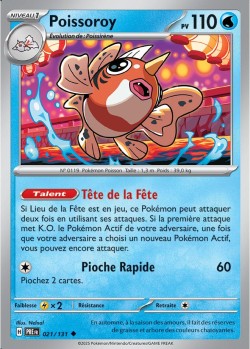 Carte Pokémon: Poissoroy