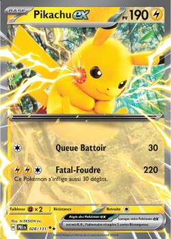 Carte Pokémon: Pikachu ex