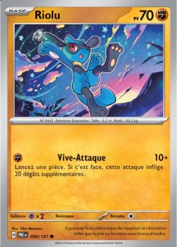 Carte Pokémon: Riolu