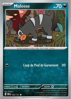 Carte Pokémon: Malosse