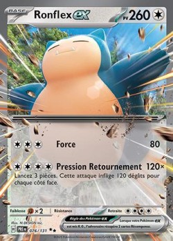 Carte Pokémon: Ronflex ex