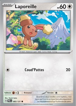 Carte Pokémon: Laporeille