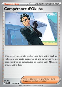 Carte Pokémon: Compétence d'Okuba