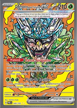 Carte Pokémon: Ogerpon Masque Turquoise ex