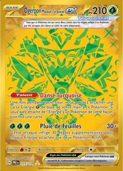 Carte Pokémon: Ogerpon Masque Turquoise ex