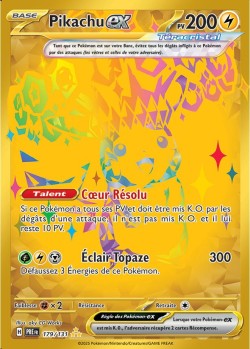 Carte Pokémon: Pikachu ex