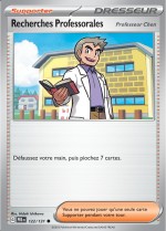 Carte Pokémon: Recherches Professorales