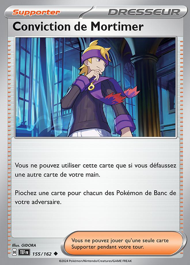 Carte Pokémon: Conviction de Mortimer