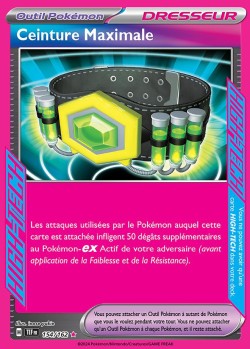 Carte Pokémon: Ceinture Maximale