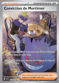 Carte Pokémon: Conviction de Mortimer