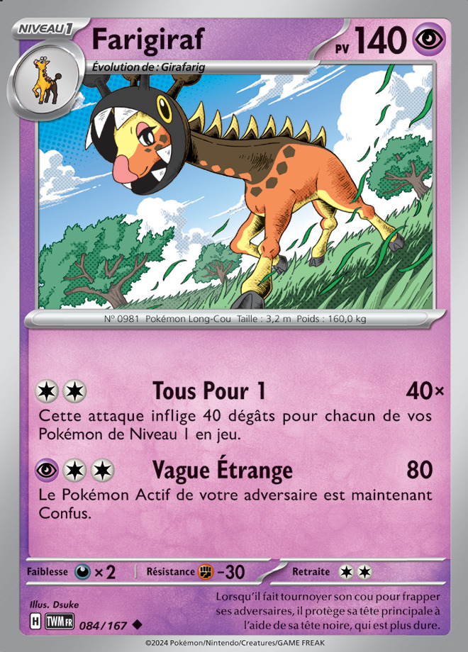 Carte Pokémon: Farigiraf