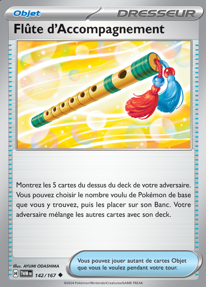 Carte Pokémon: Flûte d'Accompagnement