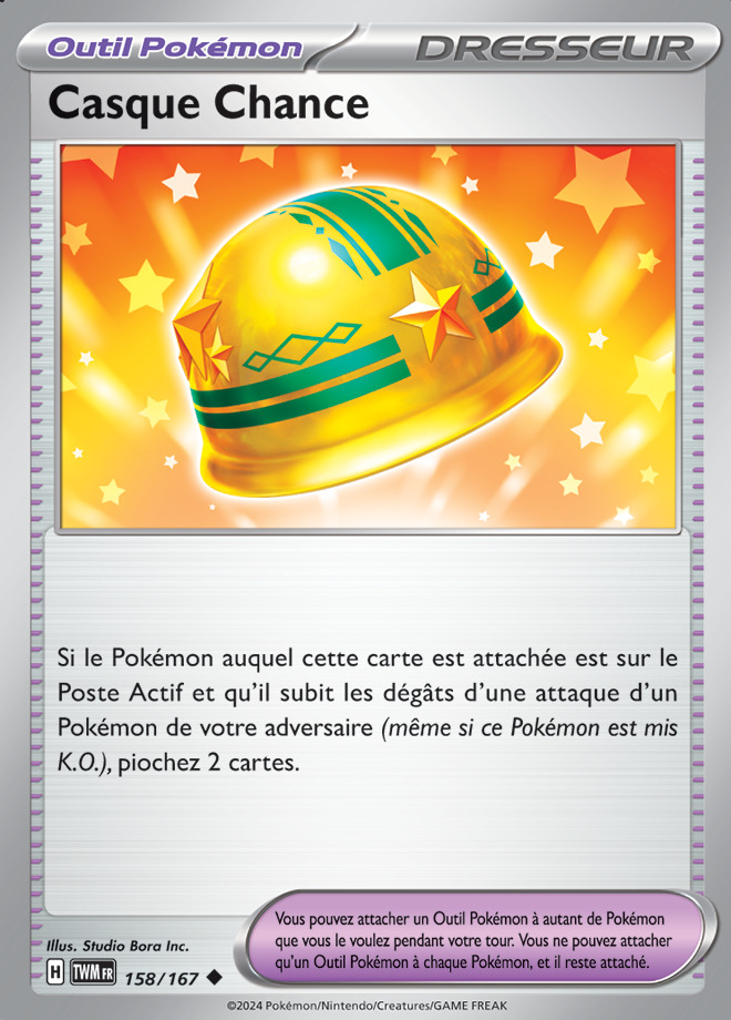 Carte Pokémon: Casque Chance