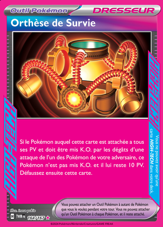 Carte Pokémon: Orthèse de Survie